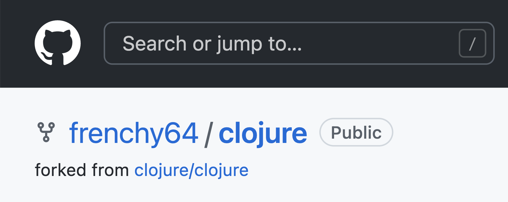 A fork of Clojure on GitHub.