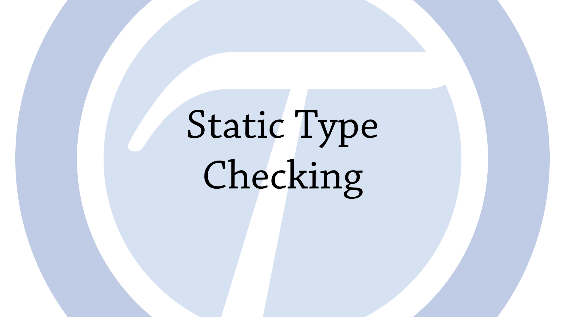 Static type checking